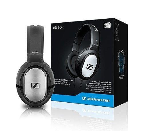 Sennheiser HD 206 Closed-Back Over-Ear Stereo Headphones