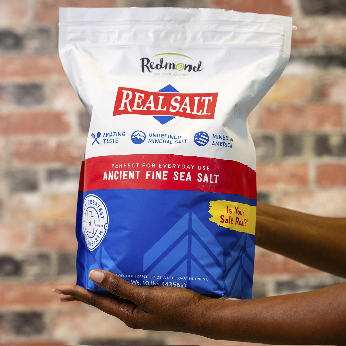 Redmond Real Salt — Ancient Fine Sea Salt, 10 lb