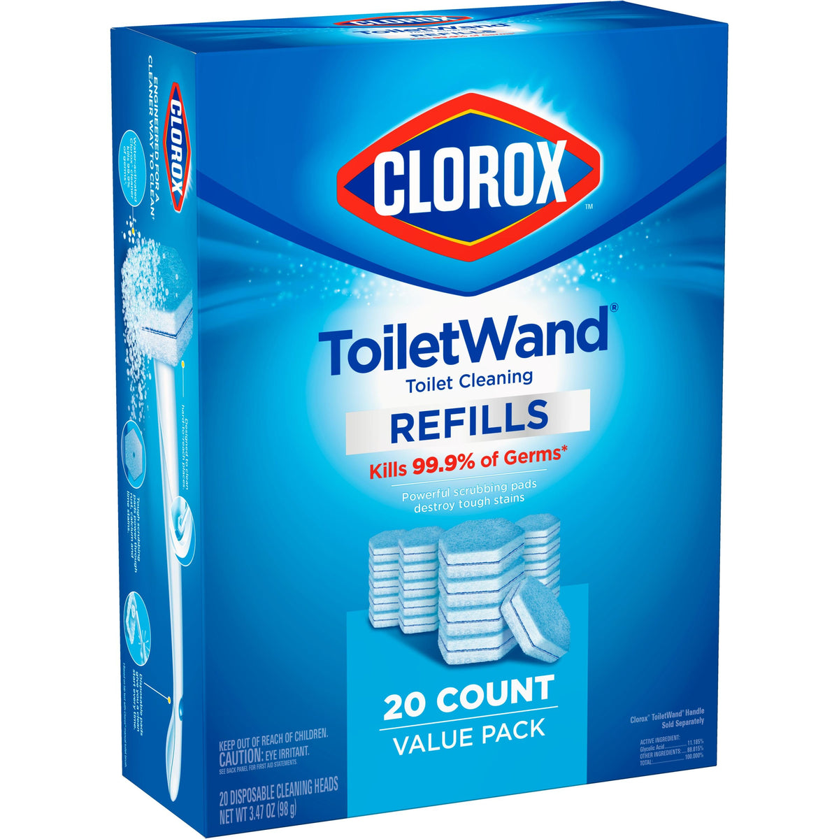 Clorox ToiletWand Cleaning Refills, 20 Count
