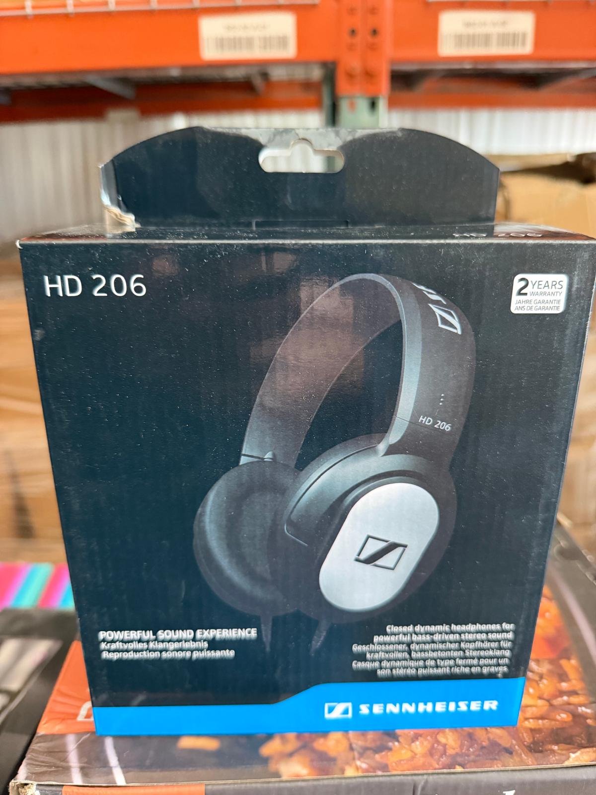 Sennheiser HD 206 Closed-Back Over-Ear Stereo Headphones