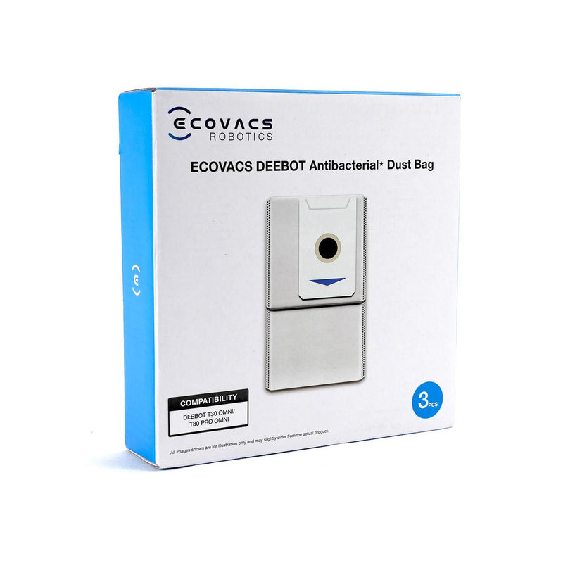 ECOVACS DEEBOT T30 OMNI Antibacterial Dust Bags – 3 Pack