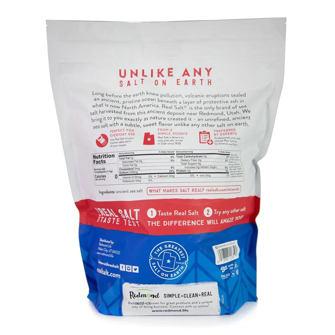 Redmond Real Salt — Ancient Fine Sea Salt, 10 lb