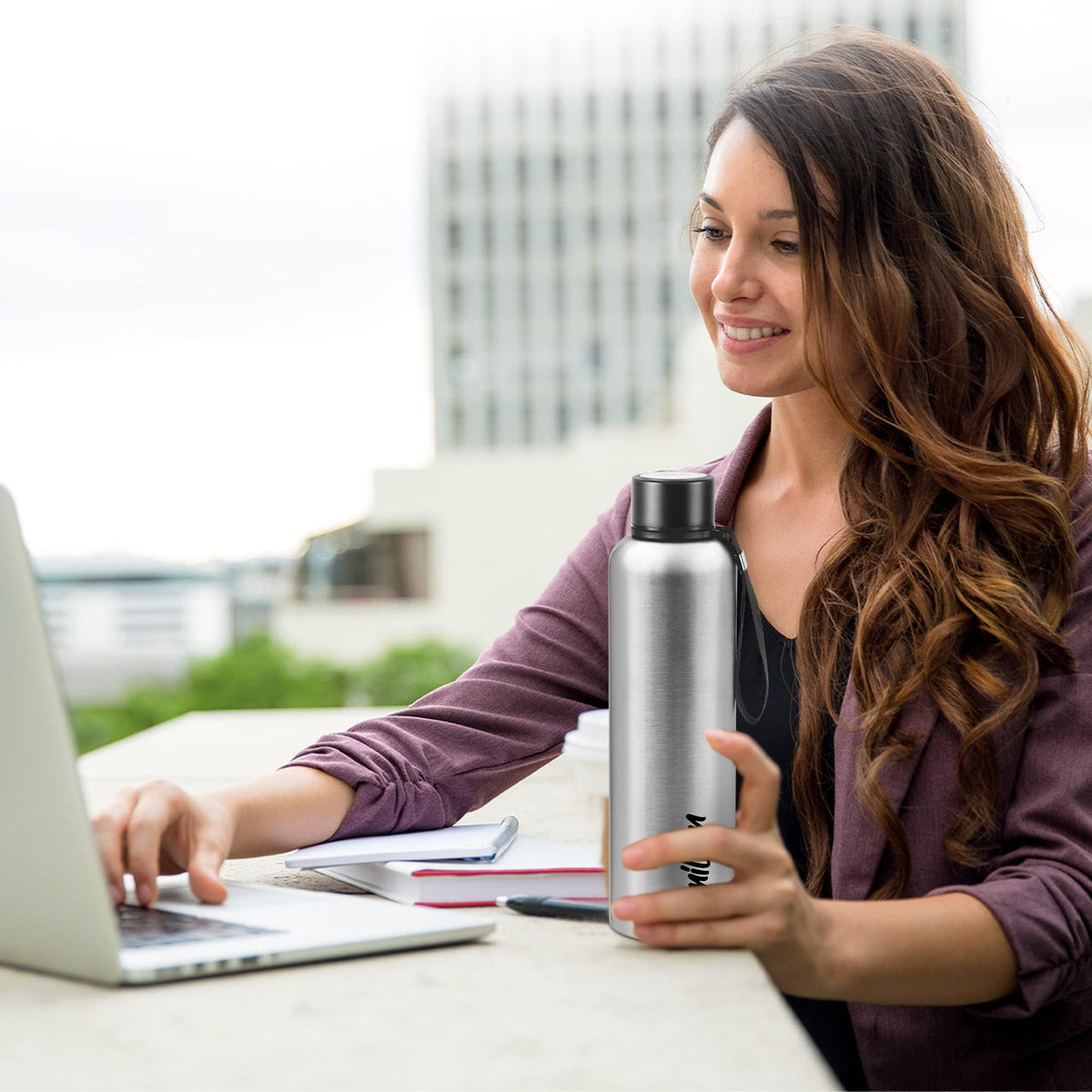 Mantra New York Stainless Steel Insulated Water Bottle