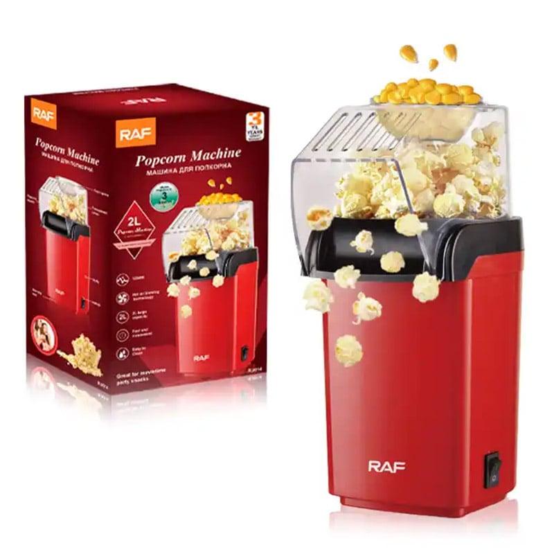RAF R.99014-110 Hot Air Popcorn Maker - 2 L, 1000W, Red