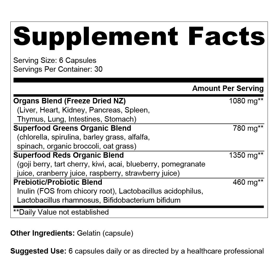 Ancestral Greens Supplement, 180 Capsules