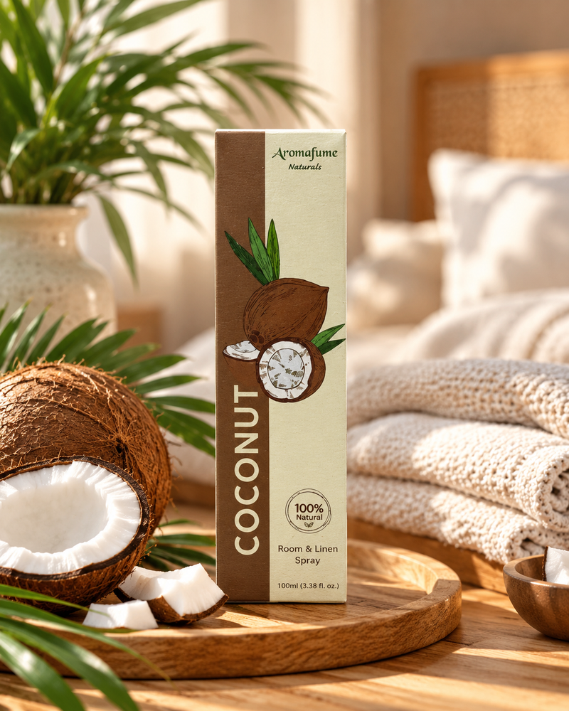 Aromafume Coconut Alcohol-Free Room & Linen Spray, 100 ml