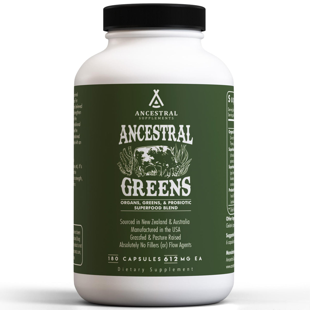 Ancestral Greens Supplement, 180 Capsules