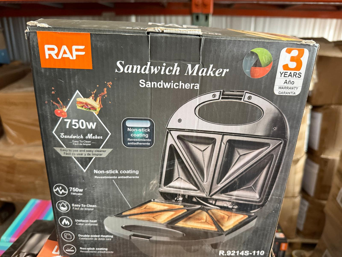 RAF R.9214S-110 Sandwich Maker - 750W, Non-Stick Cooking Plates