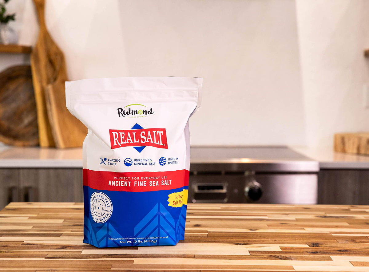 Redmond Real Salt — Ancient Fine Sea Salt, 10 lb
