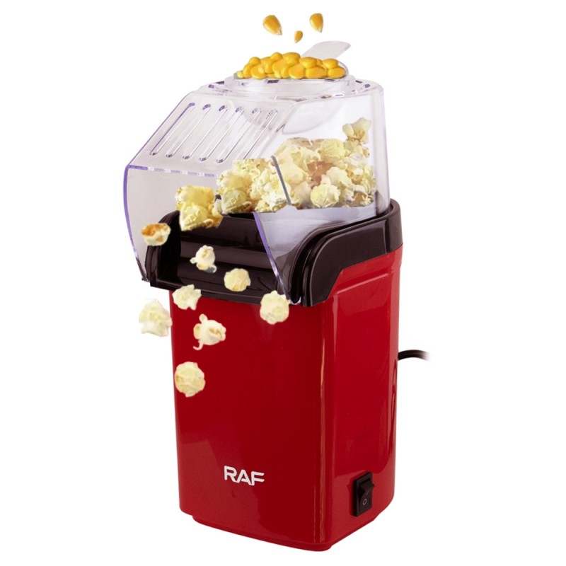 RAF R.99014-110 Hot Air Popcorn Maker - 2 L, 1000W, Red